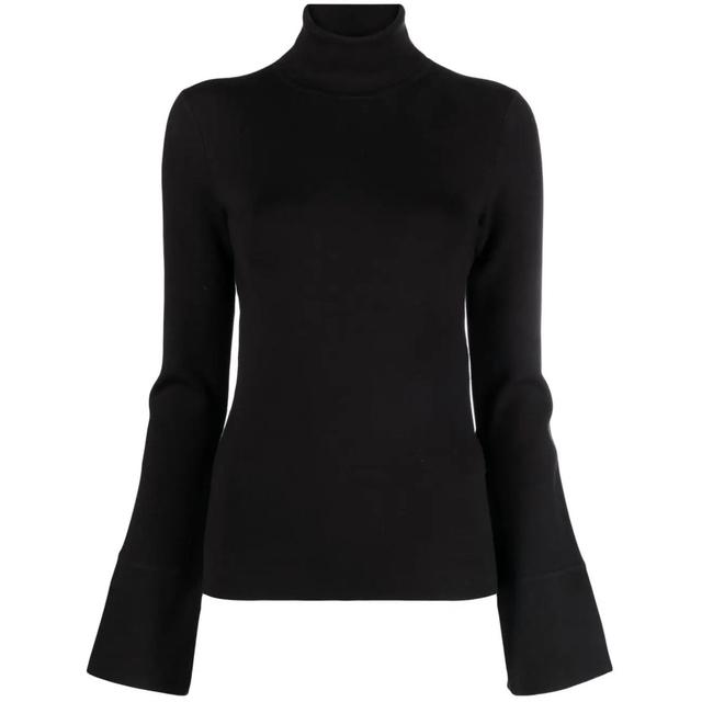 Megztinis moterims, Juoda, Top silk stretch