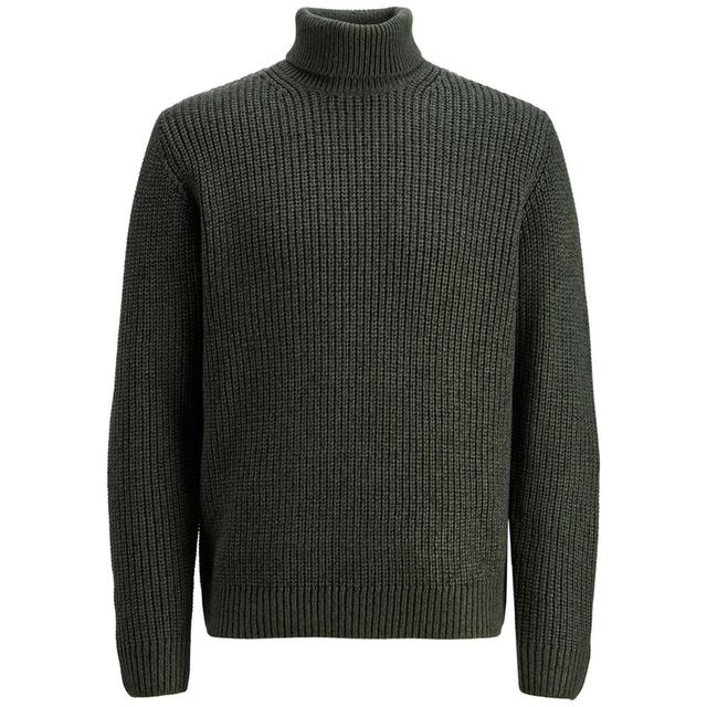 Megztinis su kaklu vyrams, Chaki, Bleecker knit roll neck