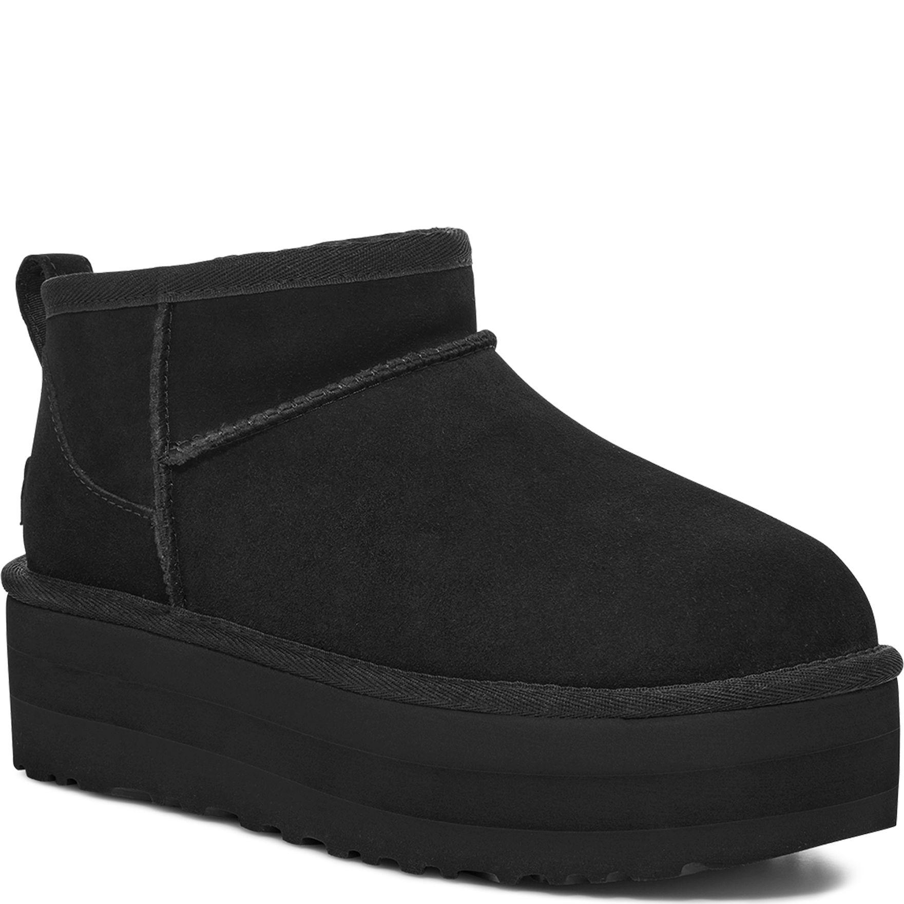 Aulinukai moterims, Juoda, Classic Ultra Mini booties