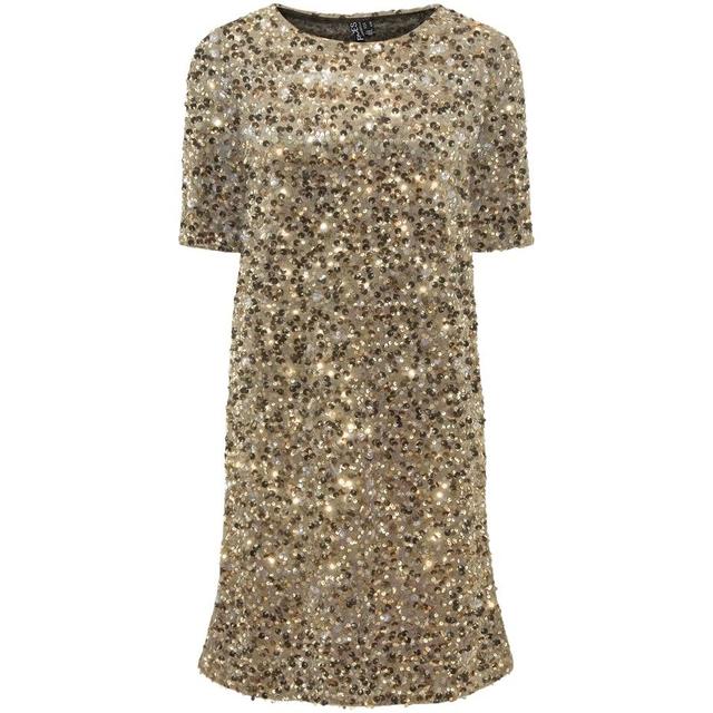 Mini suknelė moterims, Balta, PCKAM SS DRESS