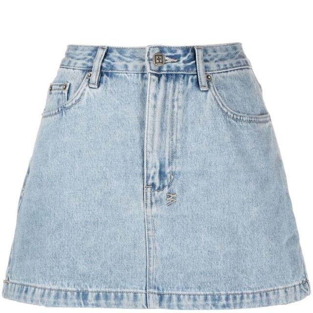 Mini sijonas moterims, Mėlyna, Model mini authentik