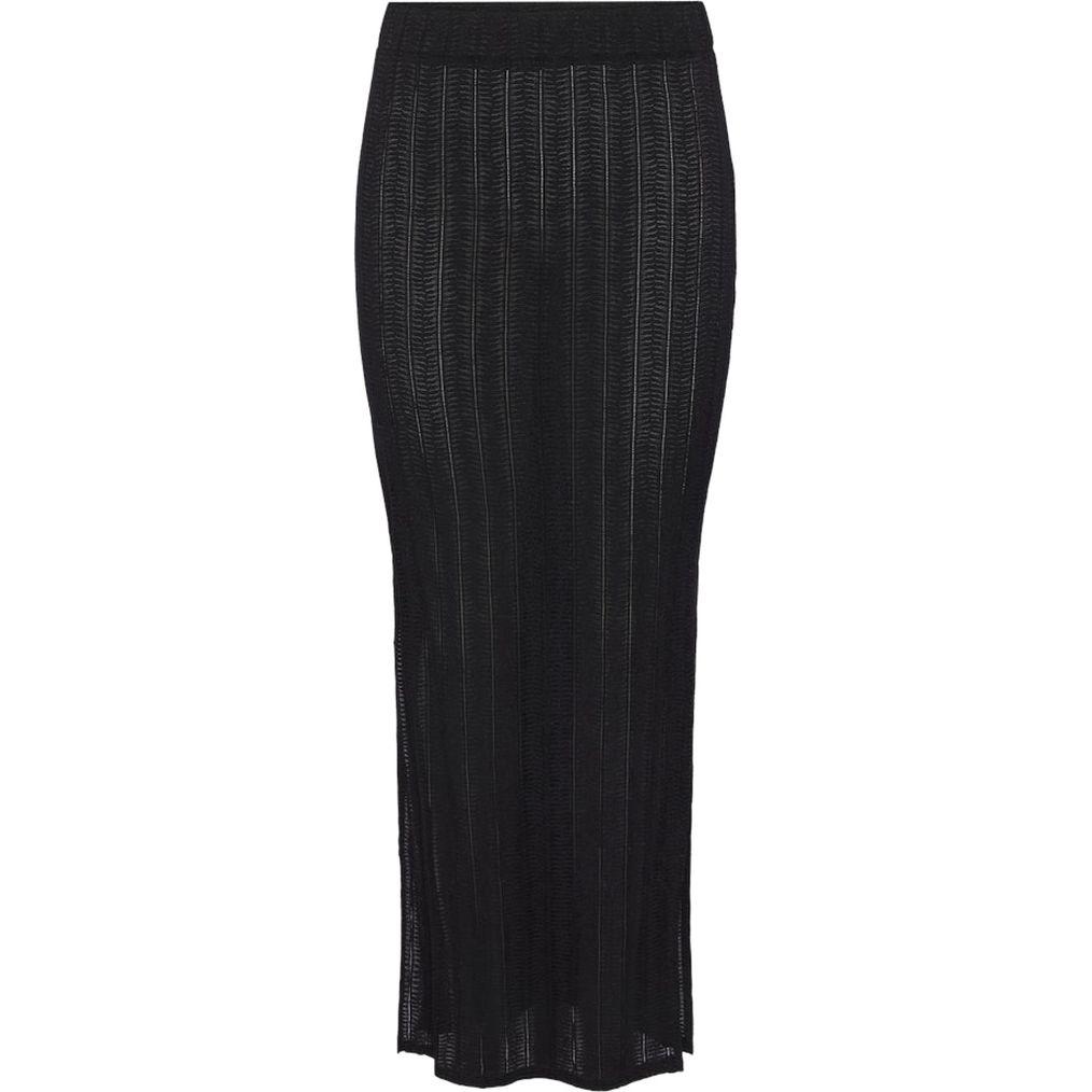 Midi sijonas moterims, Juoda, Pcafie midi skirt