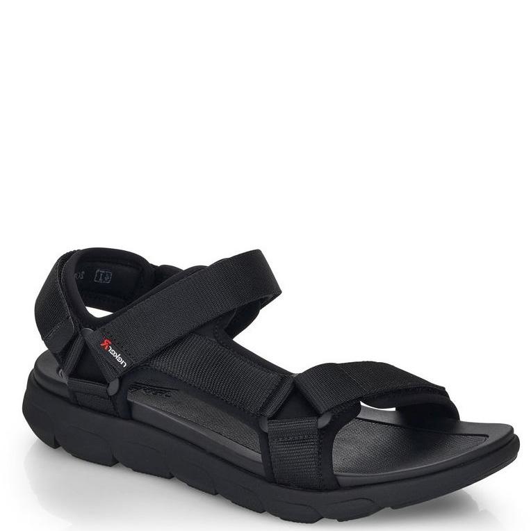 Basutės vyrams, Juoda, SANDALS