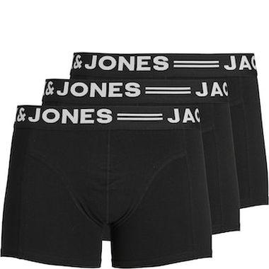 Ilginti apatiniai vyrams, Juoda, SENSE TRUNKS 3-PACK NOOS
