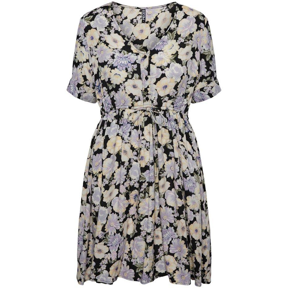 Midi suknelė moterims, Violetinė, PCNYA SS DRESS BF BC