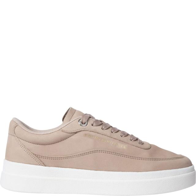 Laisvalaikio bateliai moterims, Smėlio, Modern court sneaker