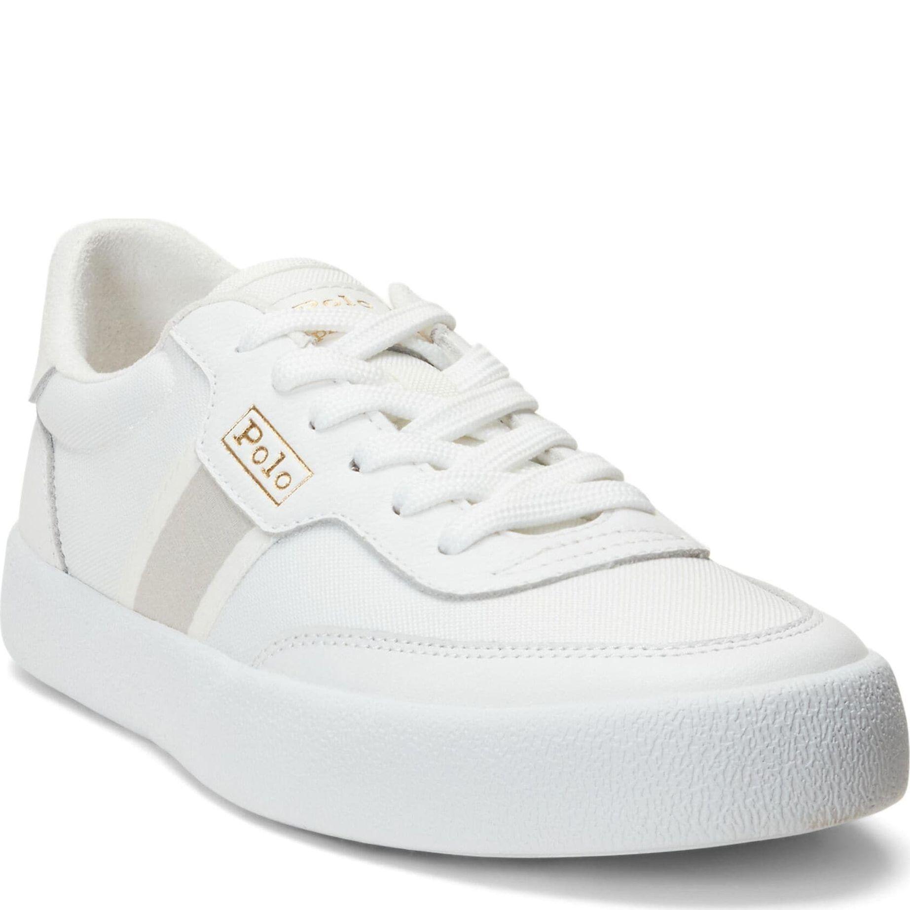 Laisvalaikio bateliai moterims, Balta, Low top lace sneakers