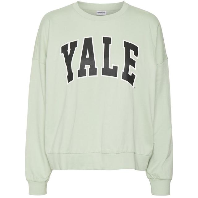 Megztinis moterims, Žalia, NMARIEL L/S O-NECK LO