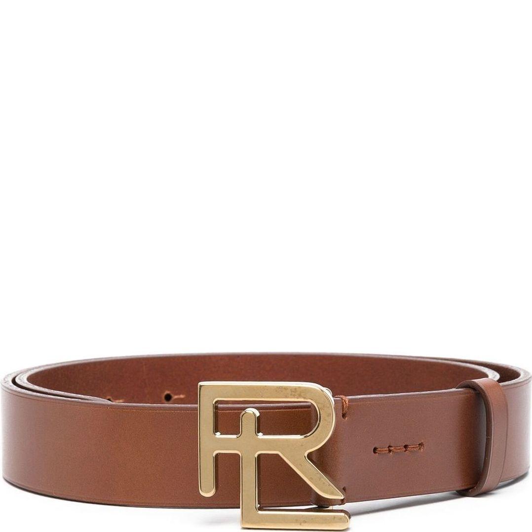 Diržas vyrams, Ruda, RL logo smooth leather belt