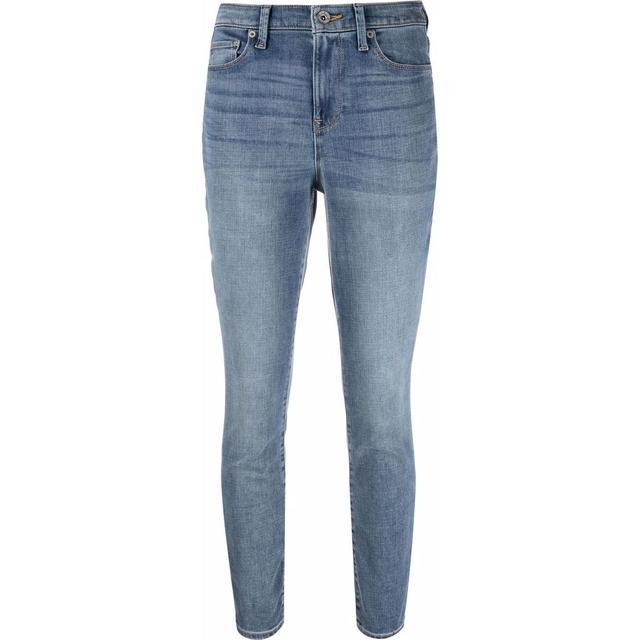 Džinsai - moterims, Mėlyna, WOMEN'S TROUSERS