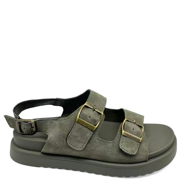 Basutės moterims, Žalia, Sandals