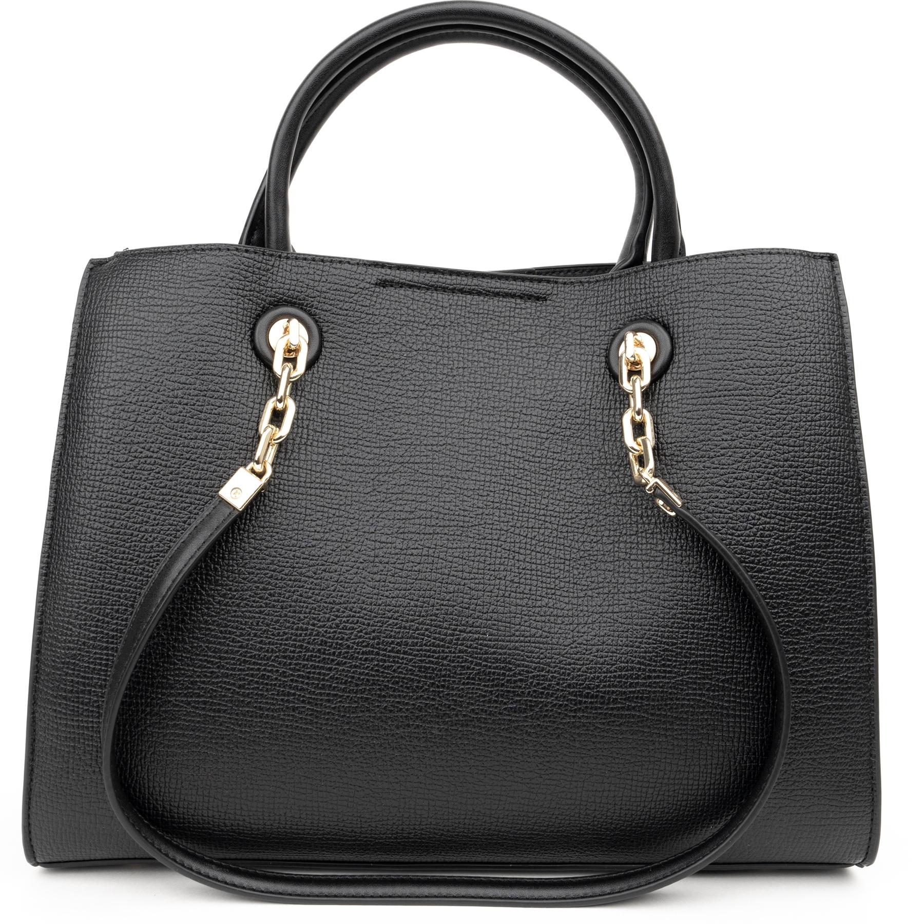 Pirkinių krepšys moterims, Juoda, Tote bag