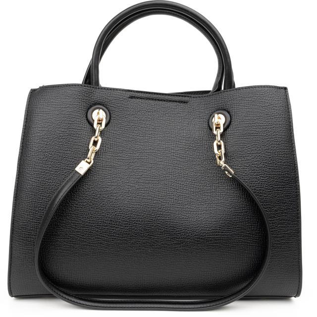 Pirkinių krepšys moterims, Juoda, Tote bag