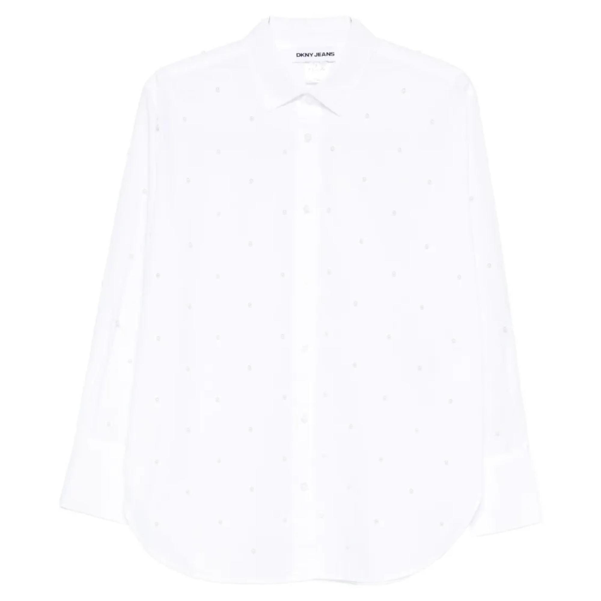 Palaidinės moterims, Balta, Pearl embellished lo