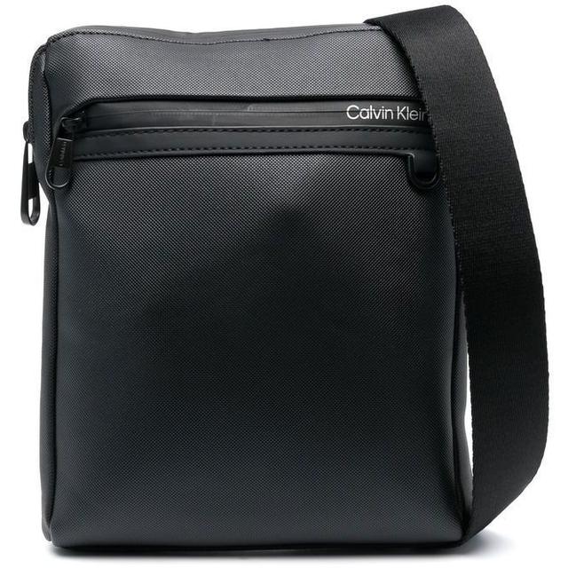 Rankinė per petį vyrams, Juoda, DAILY TECH FLATPACK