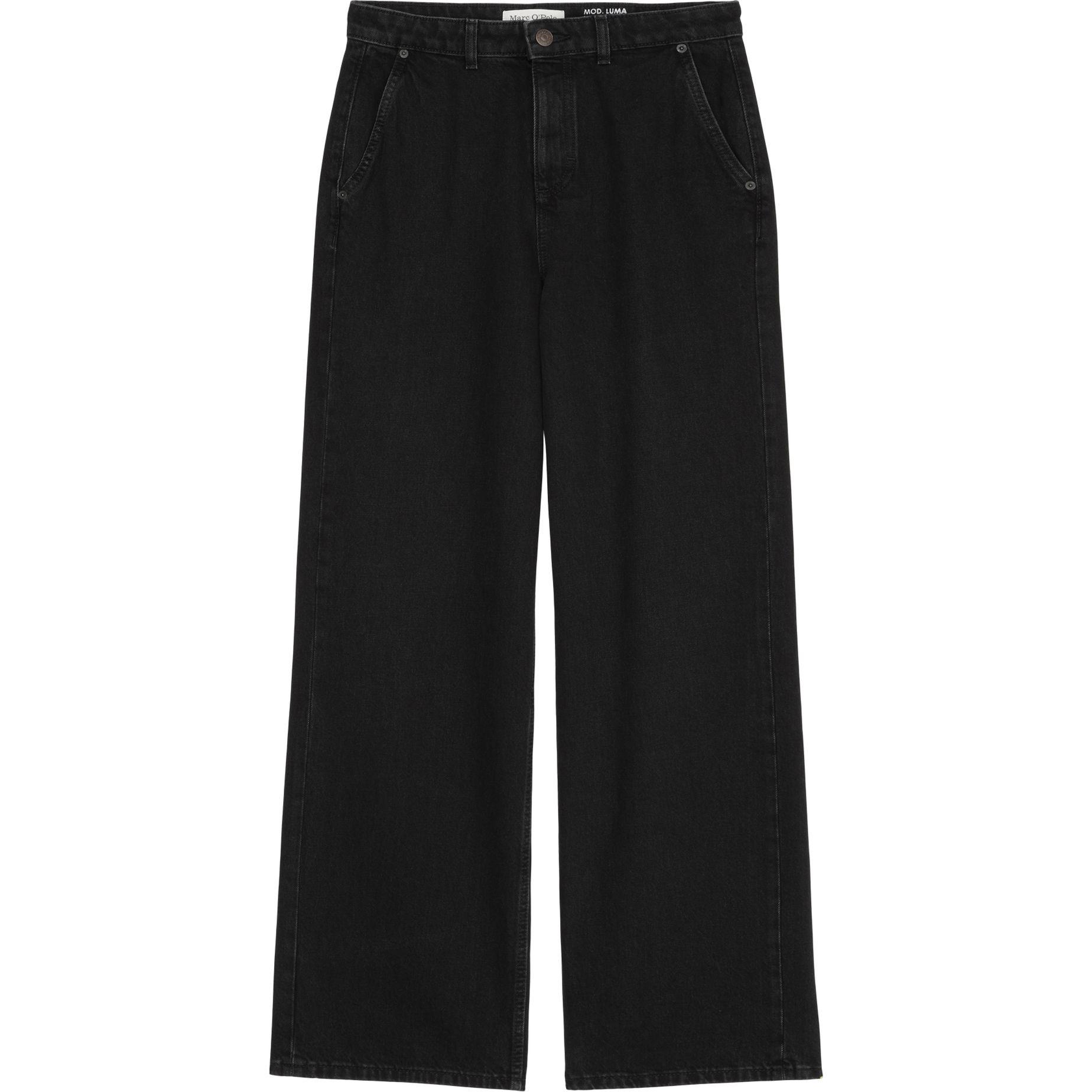 Platėjantys džinsai moterims, Juoda, Flared 410910112223