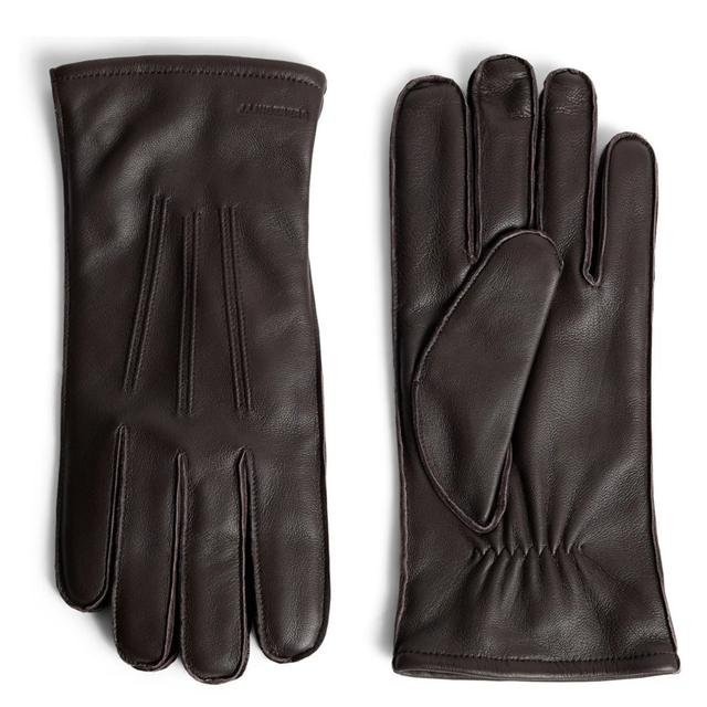 Pirštuotos pirštinės vyrams, Geltona, Milo leather glove