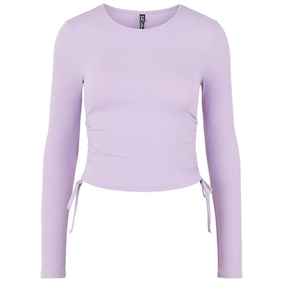 Midi suknelė moterims, Violetinė, PCHAZEL LS CROP TOP B