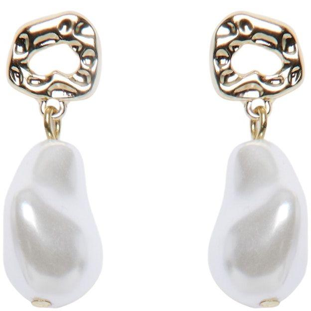 Auskarai moterims, Auksinė, PCJALE J EARRINGS BO