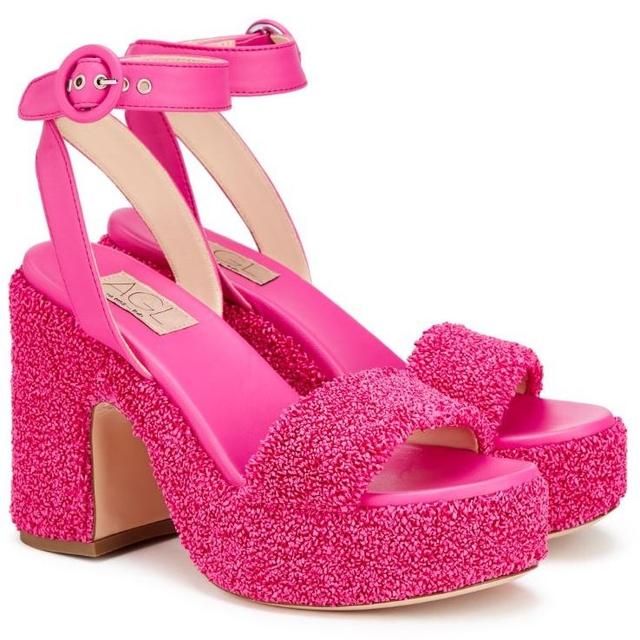 Basutės moterims, Rožinė, Sista zebry sandals