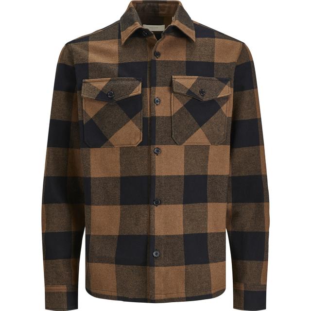 Marškiniai vyrams, Žalia, JPRROY CHECK OVERSHIRT