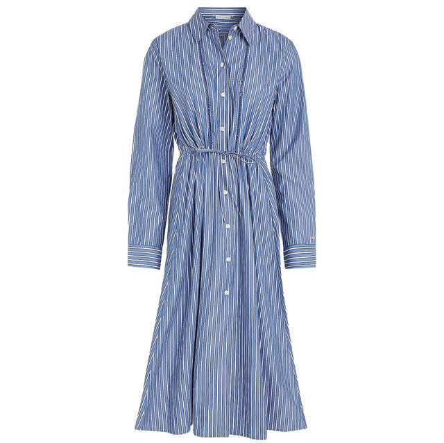 Midi suknelė moterims, Marga, Stripe midi shirt-dress