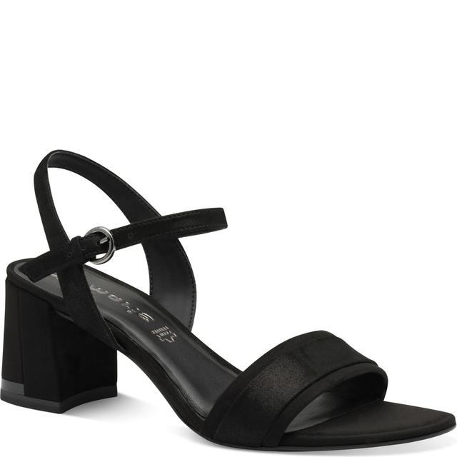 Basutės moterims, Juoda, Sandal heel