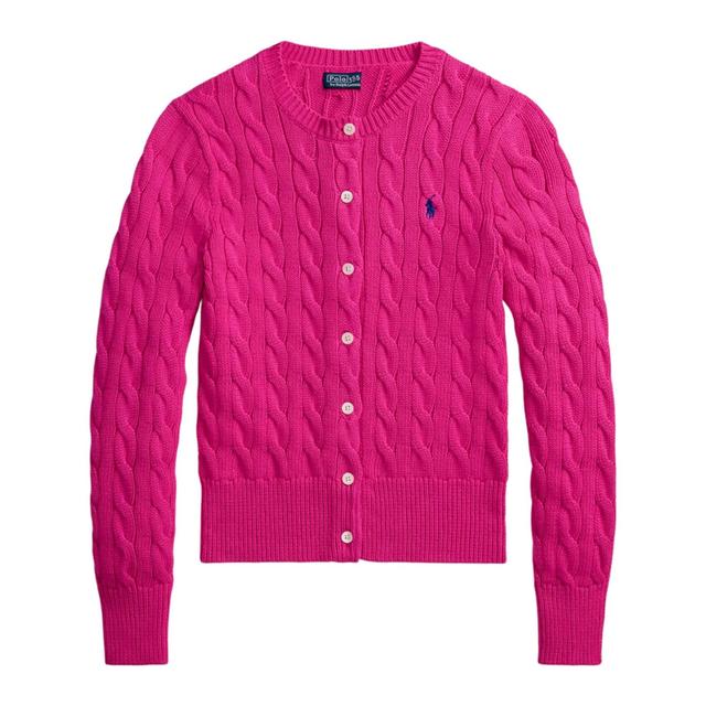 Kardiganas moterims, Rožinė, Long sleeve-cardigan