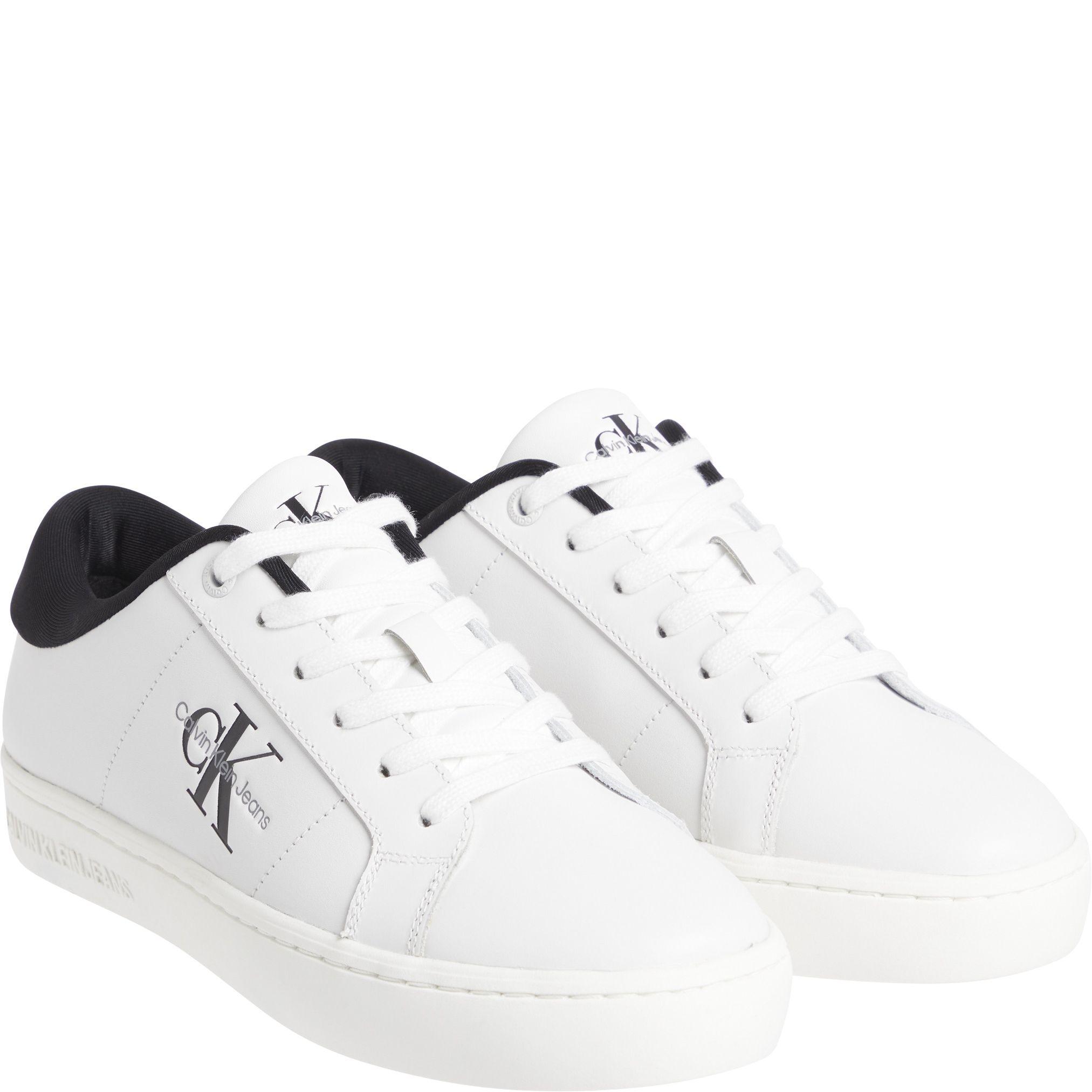 Laisvalaikio bateliai moterims, Balta, Classic cupsole low sneaker
