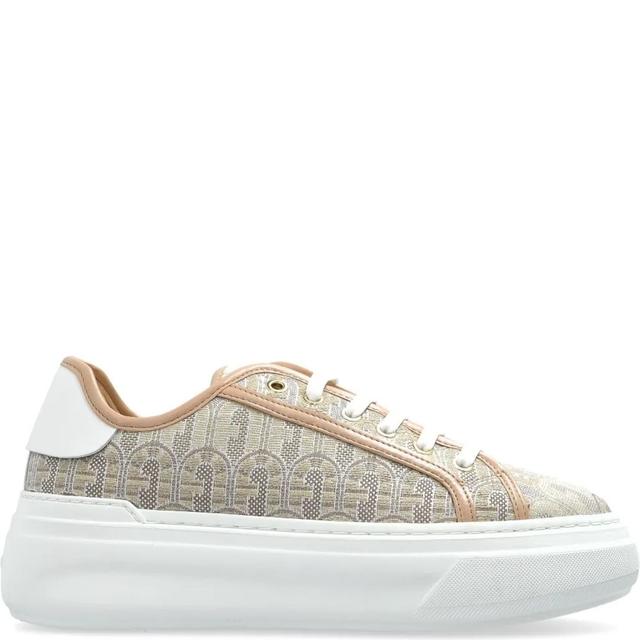 Laisvalaikio bateliai moterims, Smėlio, Furla nuage sneaker