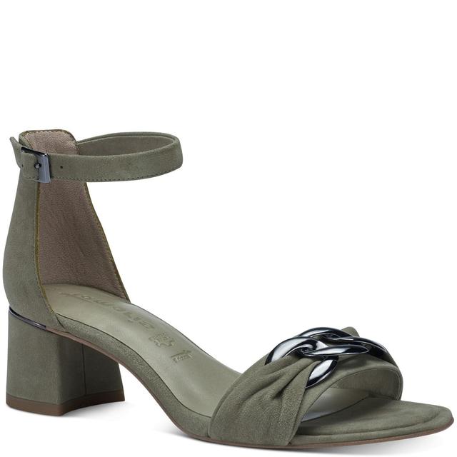 Basutės moterims, Žalia, SANDALS TOP