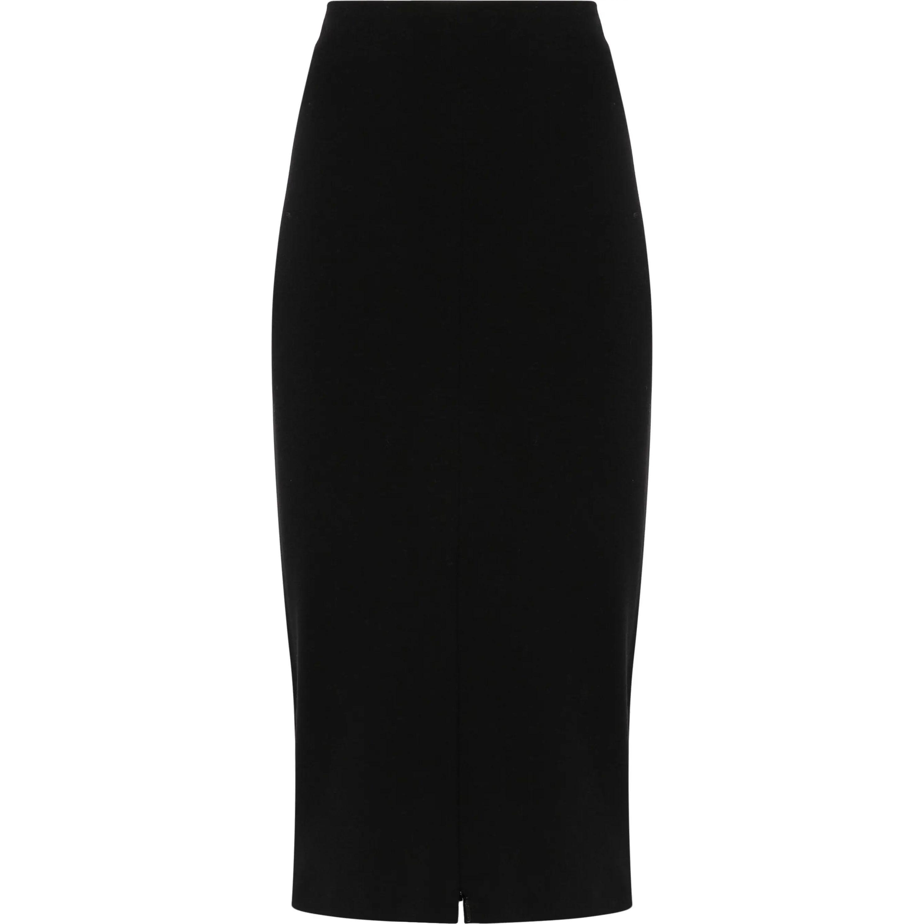 Midi sijonas moterims, Juoda, Midi skirt