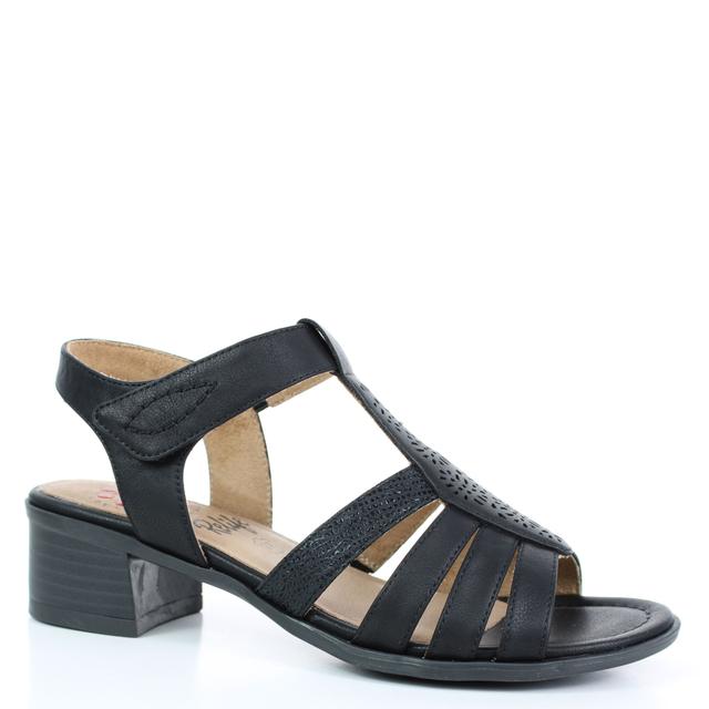 Basutės moterims, Juoda, Sandals