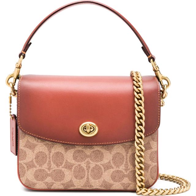 Rankinė per petį moterims, Ruda, Signature cassie crossbody 19