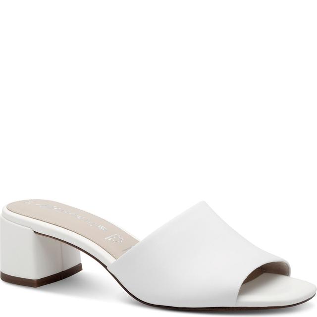 Klumpės moterims, Balta, Mules