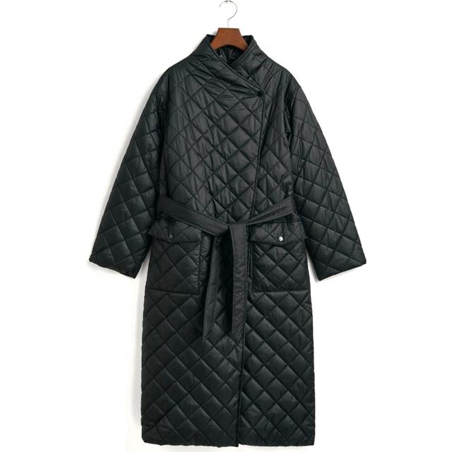 Striukė moterims, Juoda, QUILTED COAT