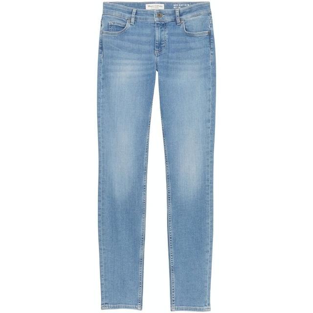 Slim džinsai moterims, Mėlyna