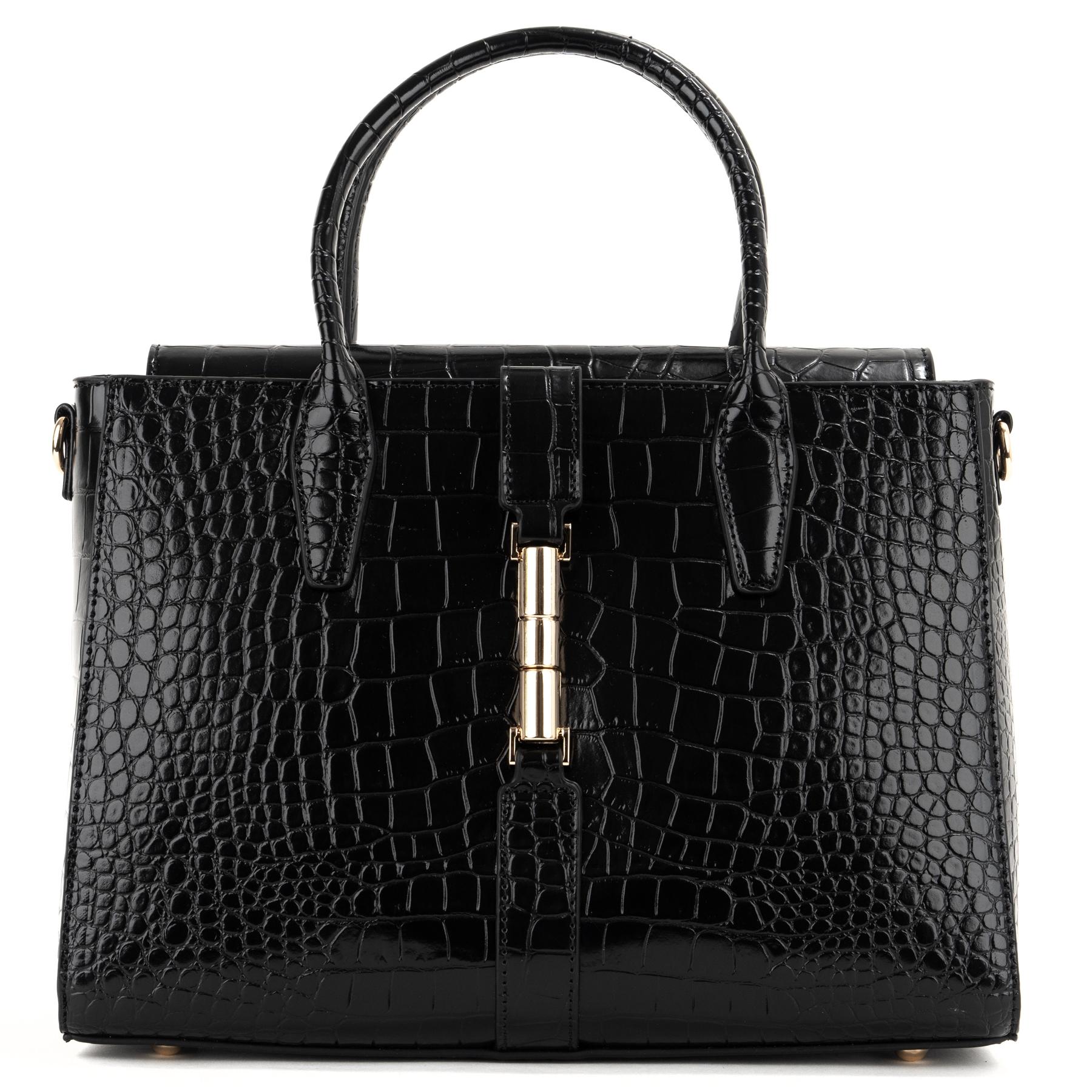 Pirkinių krepšys moterims, Juoda, Tote bag