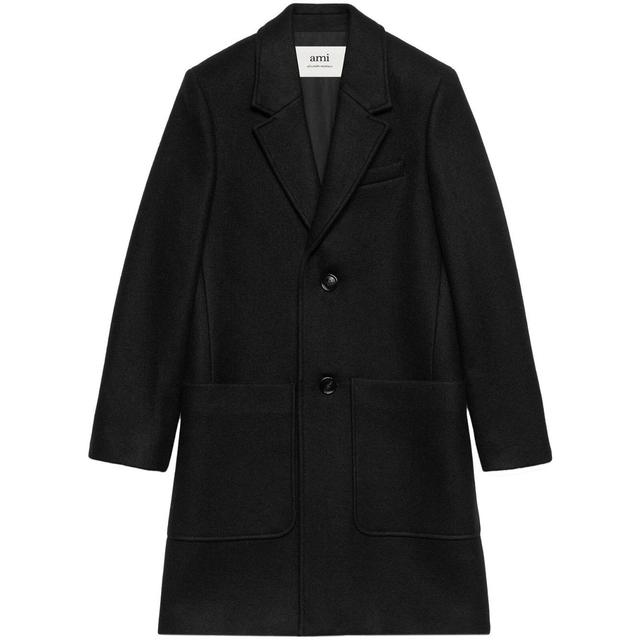 Paltas moterims, Juoda, Two buttons coat