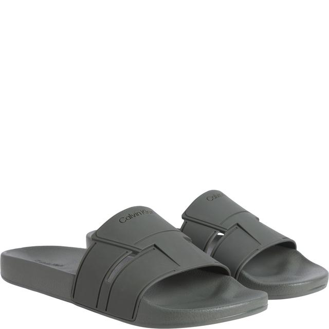 Guminės šlepetės vyrams, Žalia, Pool slide