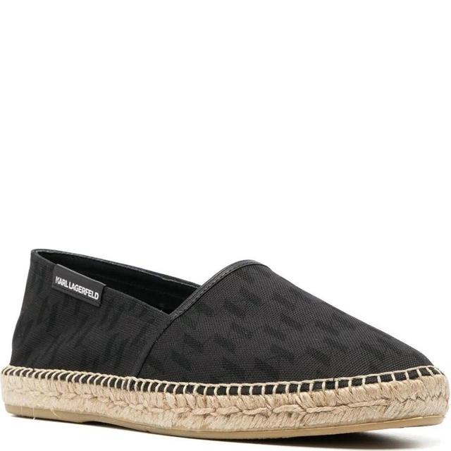 Espadrilės vyrams, Juoda, Kamino monogram espadrille
