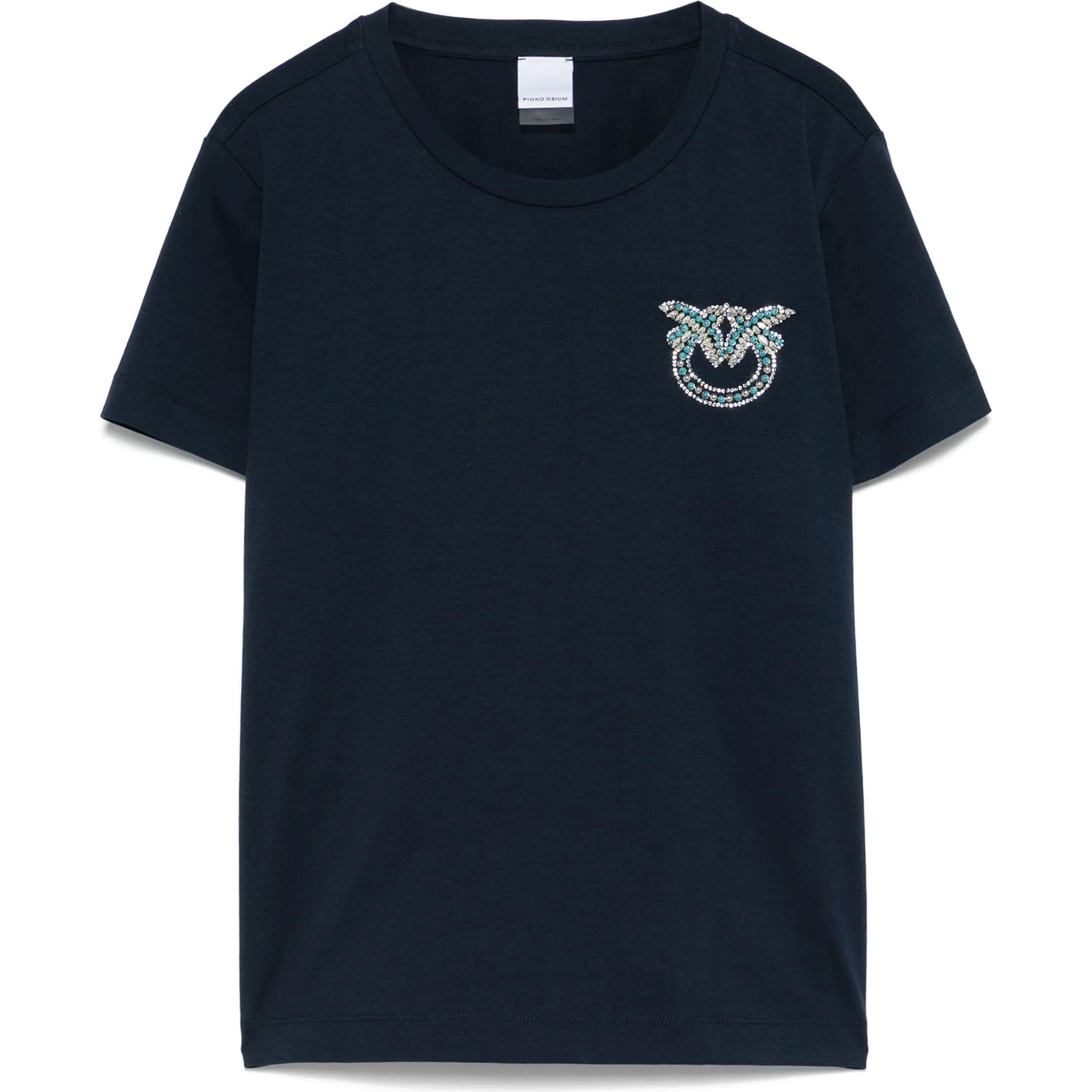 Marškinėliai trump. rankovėmis moterims, Mėlyna, Nambrone t-shirt