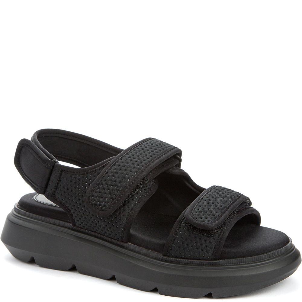 Basutės moterims, Juoda, SANDALS