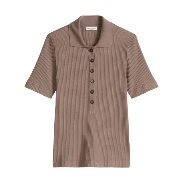 Polo marškiniai trumpos rank. moterims, Ruda, 5000013268 Polo short