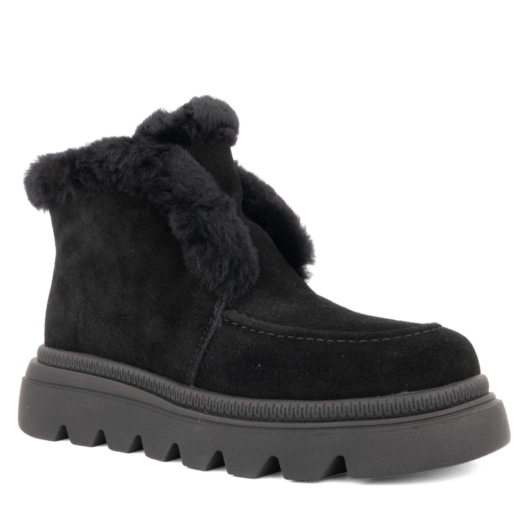 Pašiltinti aulinukai moterims, Juoda, Wm booties