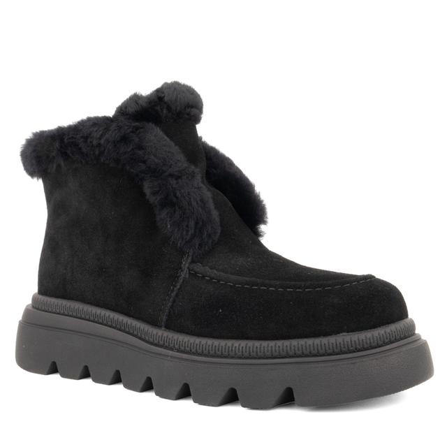 Pašiltinti aulinukai moterims, Juoda, Wm booties, LAC6590-25203-WOBLK