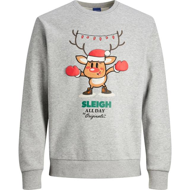 Megztinis vyrams, Pilka, JORXMAS SWEAT CREW