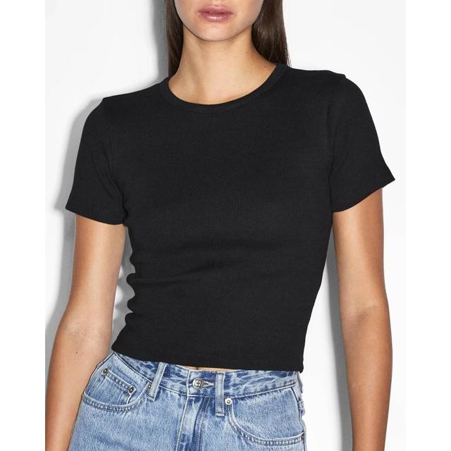 Marškinėliai trump. rankovėmis moterims, Juoda, Arise tee black