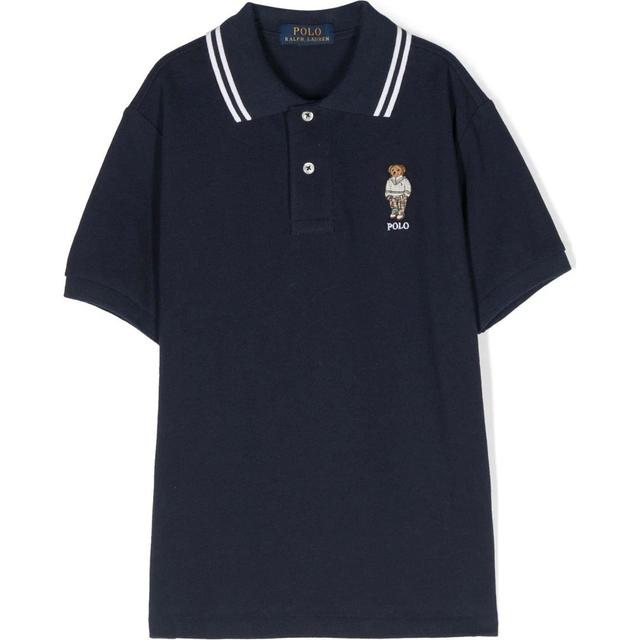 Polo marškiniai trumpos rank. berniukams, Mėlyna, Short sleeve polo shirt (8-20)