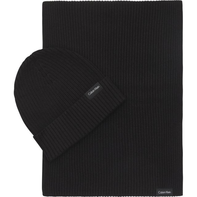 Rinkinys vyrams, Juoda, Gs classic scarf+beanie